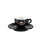 ATTIBASSI espresso šalka + podšálka , čierna