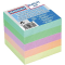 Blok kocka nelepená 83x83x75mm pastelové farby