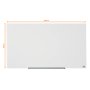 Sklenená tabuľa Nobo Diamond biela 993x559 mm