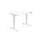 Pracovný stôl RUN, PO, 3S, 120x64,5-130,5x80 cm, biela/biela