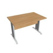 Rokovací stôl Cross, 120x75,5x80 cm, dub/kov