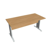 Rokovací stôl Cross, 160x75,5x80 cm, dub/kov