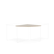 Doplnkový stôl bez nohy BASIC, 80x80x2,2cm, dub Somona