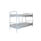 Skladacia kovová posteľ, poschodová, v.1504 x d.2156 x h.944 mm, sivá RAL 7035