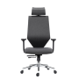 Kancelárska stolička Edge celočalúnená, antracit