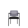 Konferenčná stolička LAPEL Visitor, čierne lyžiny, BN6 antracit