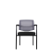 Konferenčná stolička LAPEL Visitor, čierne nohy, BN6 antracit