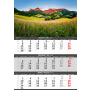Nástenný kalendár 3-mesačný Hory 31,5 x 45 cm 2026