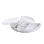 Tužkovník otočný pod stolovú dosku, biely