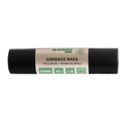 Vrecia DONAU ECO strong, 60 ℓ,30 mic, 10 ks, čierne, LDPE