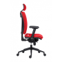 Kancelárska stolička GALA PLUS PDH SL 1580 SYN červená BN14 + podrúčky AR08