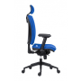 Kancelárska stolička GALA PLUS PDH SL 1580 SYN modrá BN3 + podrúčky AR08
