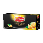 Čaj Lipton čierny Earl Grey Lemon 50g