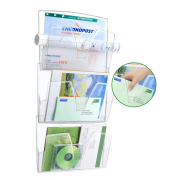 Nástenný panel na triedenie pošty číry