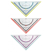 Trojuholník s uhlomerom Herlitz my.pen mix farieb