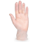 Rukavice jednorazove, vinylové, nepudrované, biele veľ. 7/S (100 ks)