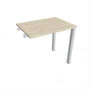 Pracovný stôl Uni k pozdĺ. reťazeniu, 80x75,5x60 cm, agát/sivá